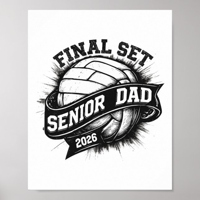 Affiche Ensemble final volleyll papa senior diplôme 2026 T (Devant)