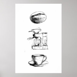 Affiche Ensemble Lover Café
