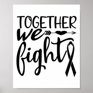 Affiche Ensemble, nous luttons contre le cancer du sein Su