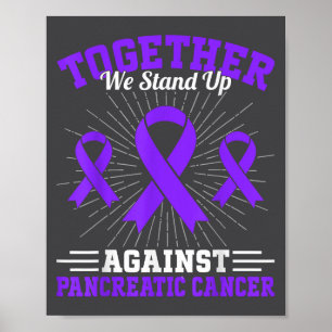 Affiche Ensemble, nous nous levons contre le cancer du pan