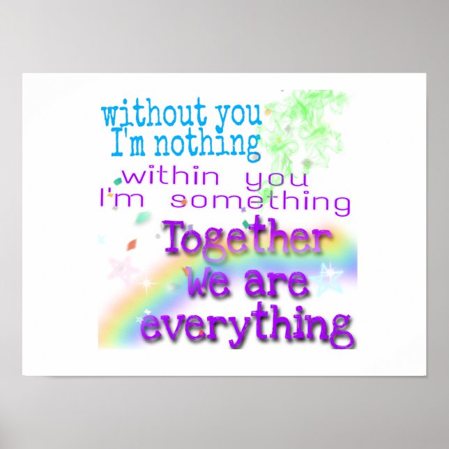 Affiche ensemble nous pouvons (Devant)