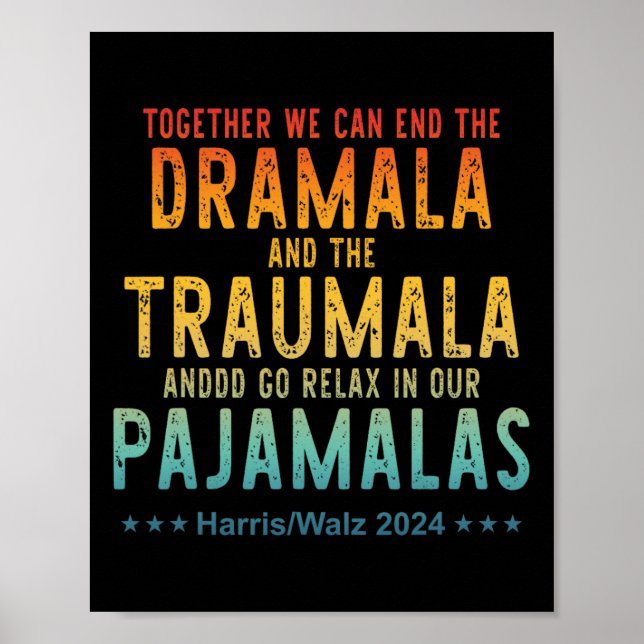 Affiche Ensemble, Nous Pouvons Mettre Fin À La Dramala Et  (Devant)