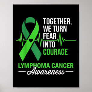 Affiche Ensemble, Nous Transformons La Peur En Courage Lym