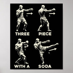 Affiche Ensemble trois-pièces Soda pour combattants de MMA