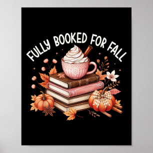 Affiche Entièrement Réservé Pour Automne Livres Cosy Citro