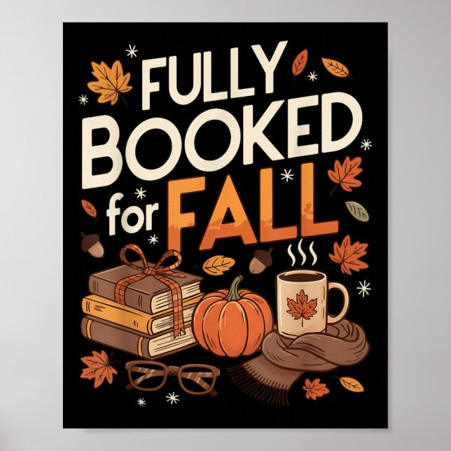 Affiche Entièrement Réservé Pour Les Livres D'Automne Citr (Devant)