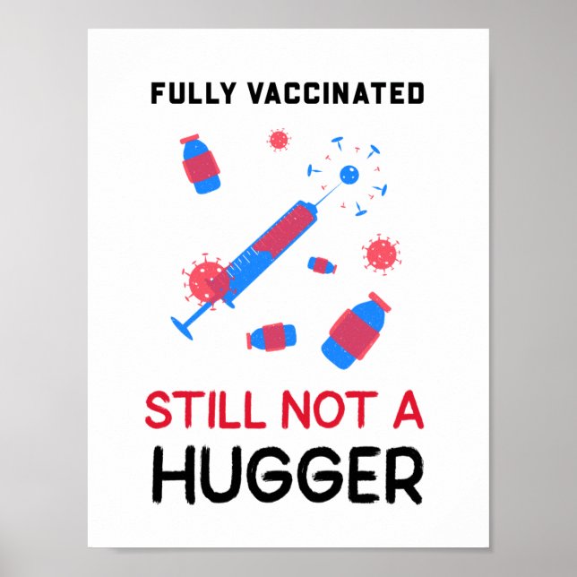 Affiche Entièrement Vacciné N'Est Toujours Pas Un Gros Pos (Devant)