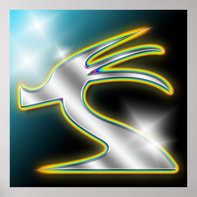 Affiche Entité Abstraite n° 2 (Devant)