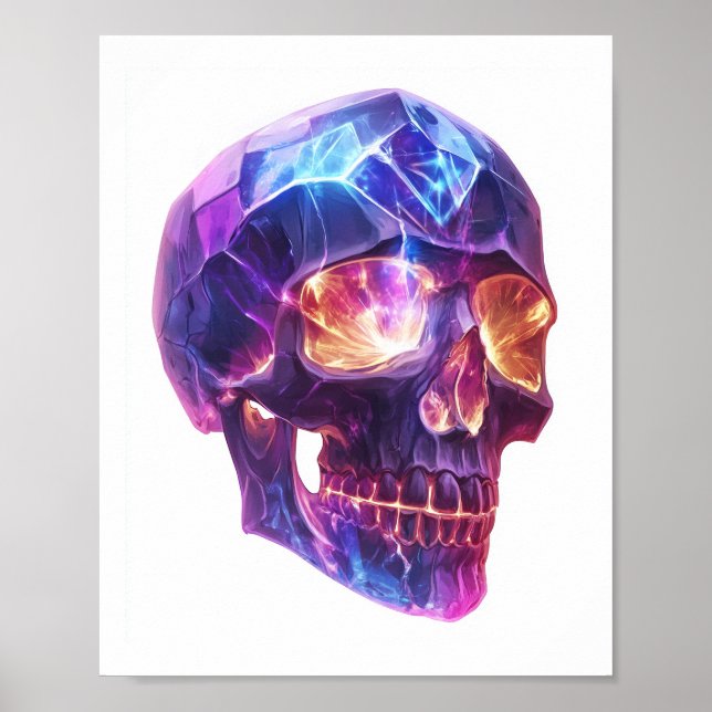 Affiche Entité de Crâne de Cristal (Devant)