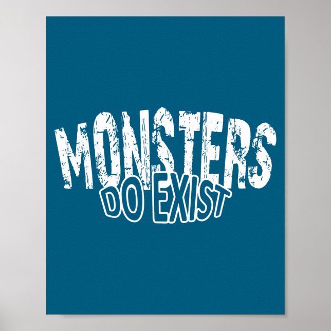 Affiche Entraînement à l'existence des monstres Rétro Fer (Devant)