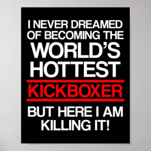 Affiche Entraînement de kick-boxing rêvé