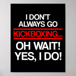 Affiche Entraînement de kickboxing toujours kick boxing _1