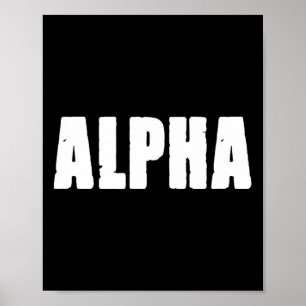 Affiche Entraînement de lapin de gym Alpha Bodybuilding Fi