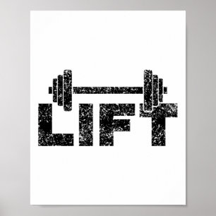 Affiche Entraînement de levage Haltérophilie Gym 1