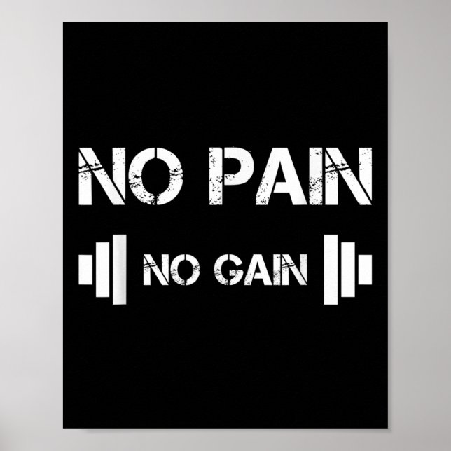 Affiche Entraînement de motivation sans douleur sans gain  (Devant)