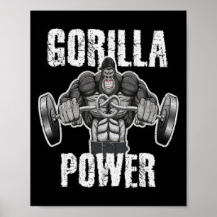Affiche Entraînement de musculation et d'haltérophilie Gor