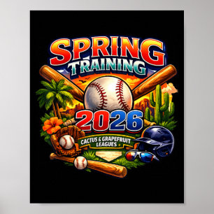 Affiche Entraînement de printemps 2026 Conception de fans