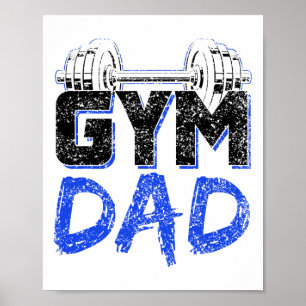 Affiche Entraînement de remise en forme de papa de gym Mus