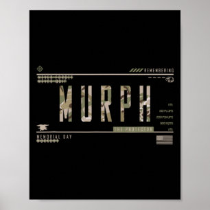 Affiche Entraînement Murph de la journée du souvenir wod m