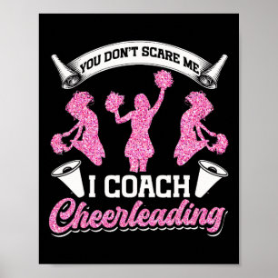 Affiche Entraîneur de Cheer Cheerleading Vous ne me faites