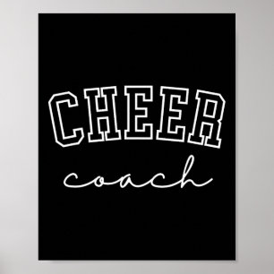 Affiche Entraîneur de cheerleading