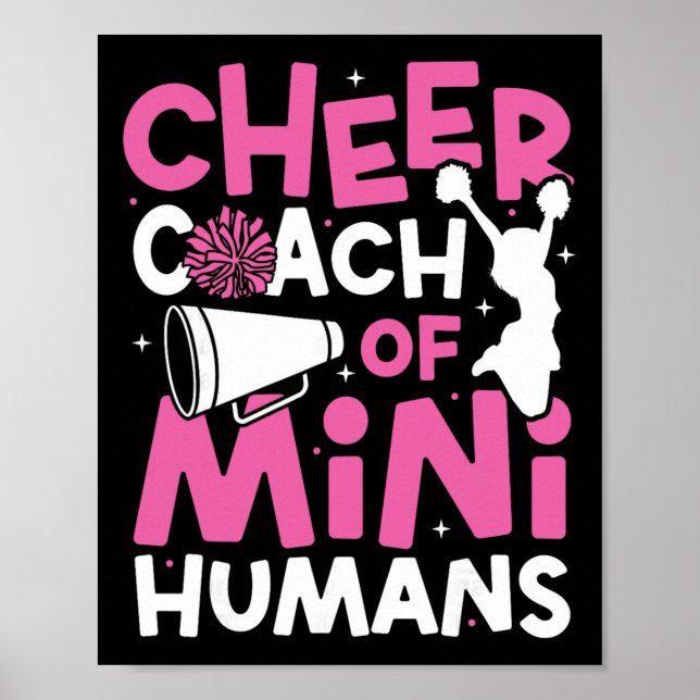 Affiche Entraîneur de Cheerleading Cheer d'Humain Mini (Devant)