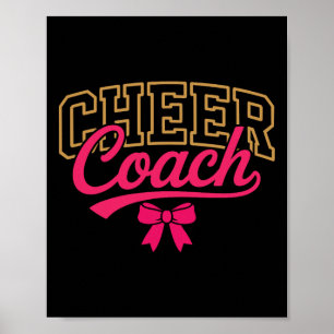 Affiche Entraîneur de Cheerleading Nœud Coquette pour Femm
