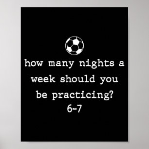 Affiche Entraîneur de football drôle 67 Joueur de football