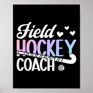 Affiche Entraîneur de hockey sur gazon Appréciation Entraî