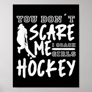 Affiche Entraîneur de hockey sur gazon filles