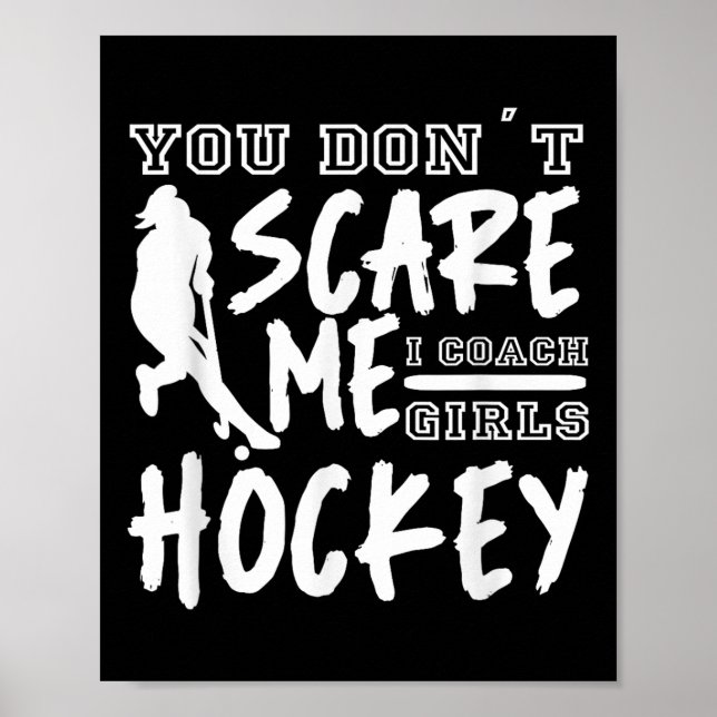 Affiche Entraîneur de hockey sur gazon filles  (Devant)