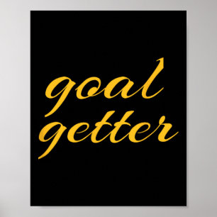 Affiche Entraîneur de motivation de football Attrapeur d'O