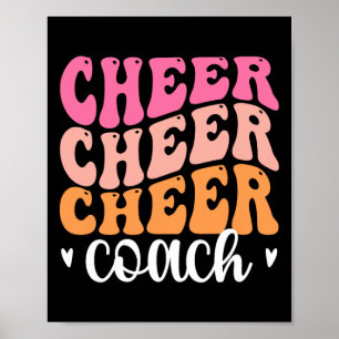 Affiche Entraîneur de pom-pom girls Entraîneur de cheerlea
