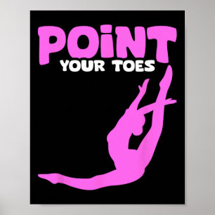 Affiche Entraîneur drôle de gymnastique acrobatique Gymnas