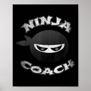Affiche Entraîneur Ninja Multitâche Team Entraîneur Confér