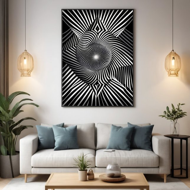 Affiche Entre les lignes et les dimensions (Créateur téléchargé)