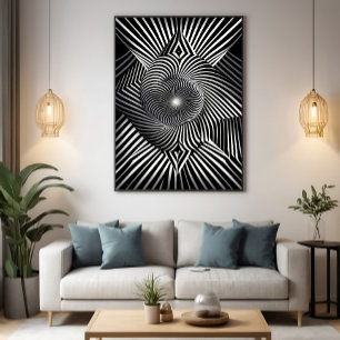 Affiche Entre les lignes et les dimensions