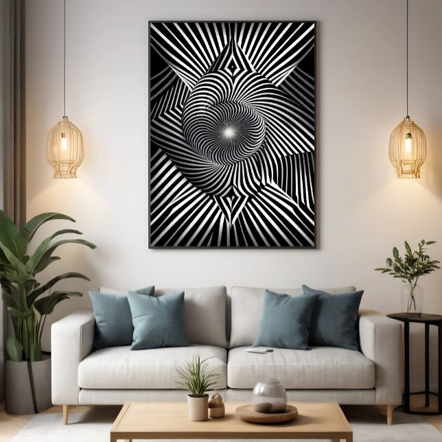 Affiche Entre les lignes et les dimensions (Créateur téléchargé)