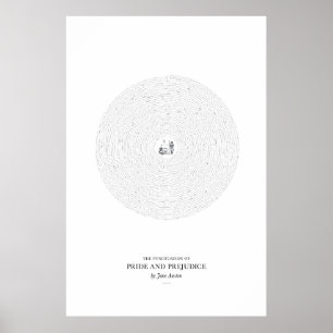 Affiche Entre les mots : Fierté et préjugé