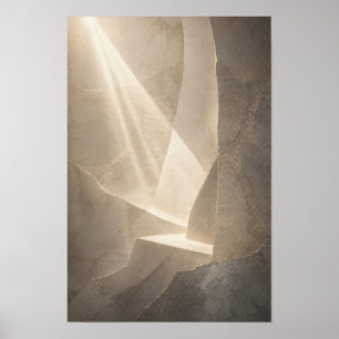 Affiche Entre pierre et lumière — Aurema (Portrait)