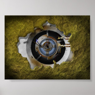 Affiche Entre technologie et nature