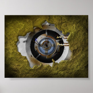 Affiche Entre technologie et nature