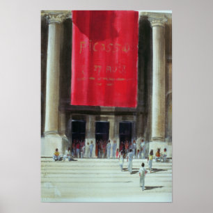 Affiche Entrée au musée métropolitain New York