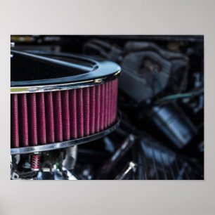 Affiche Entrée d'air Chrome