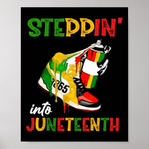 Affiche Entrée dans le 18 juin 1865 Pride Noir Africain