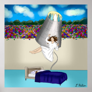 Affiche Entrée dans le tunnel   NDE Experience Art