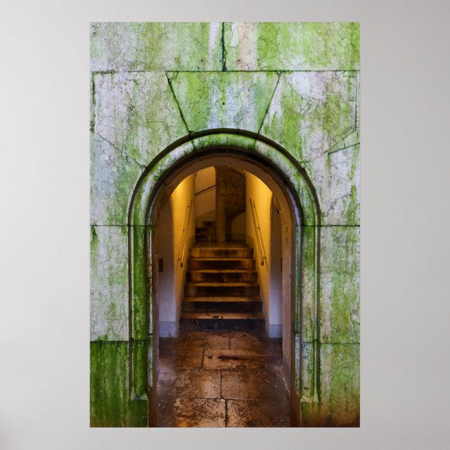 Affiche Entrée de la mine de sel souterraine (Devant)