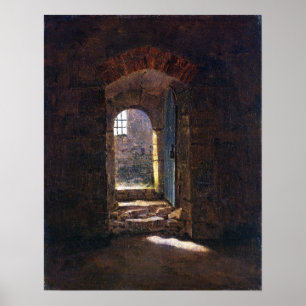 Affiche Entrée de porte par Friedrich