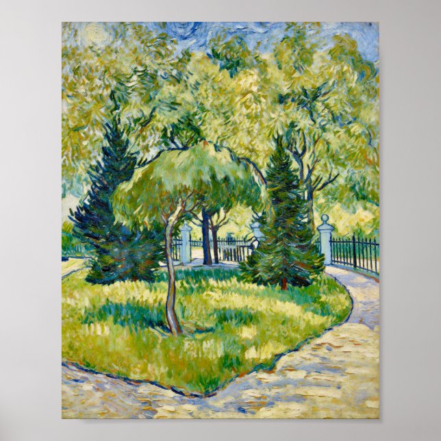 Affiche Entrée de Van Gogh dans le parc à Arles (Devant)