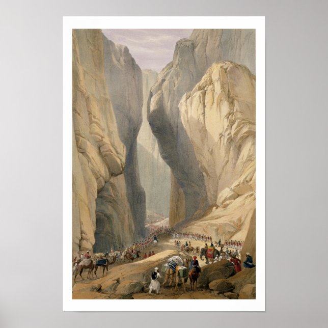 Affiche Entrée du col Bolan depuis Dadur, depuis 'Sketc (Devant)
